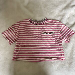 Free People striped t-shirt